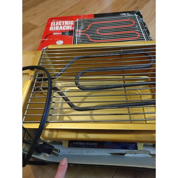 Vintage Hibachi Meteor Indoor Smokeless Electric  M-185 MCM - Picture 5 of 7